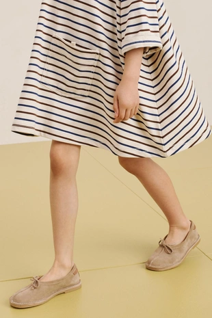 Полосатое платье 16- Заказать в России