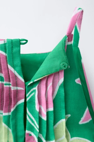 Короткий комбинезон с цветочным принтом