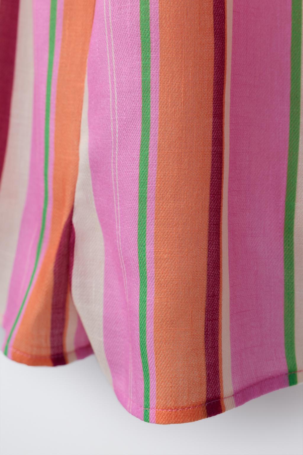 КОРОТКИЙ КОМБИНЕЗОН ХАЛТЕР В ПОЛОСКУ