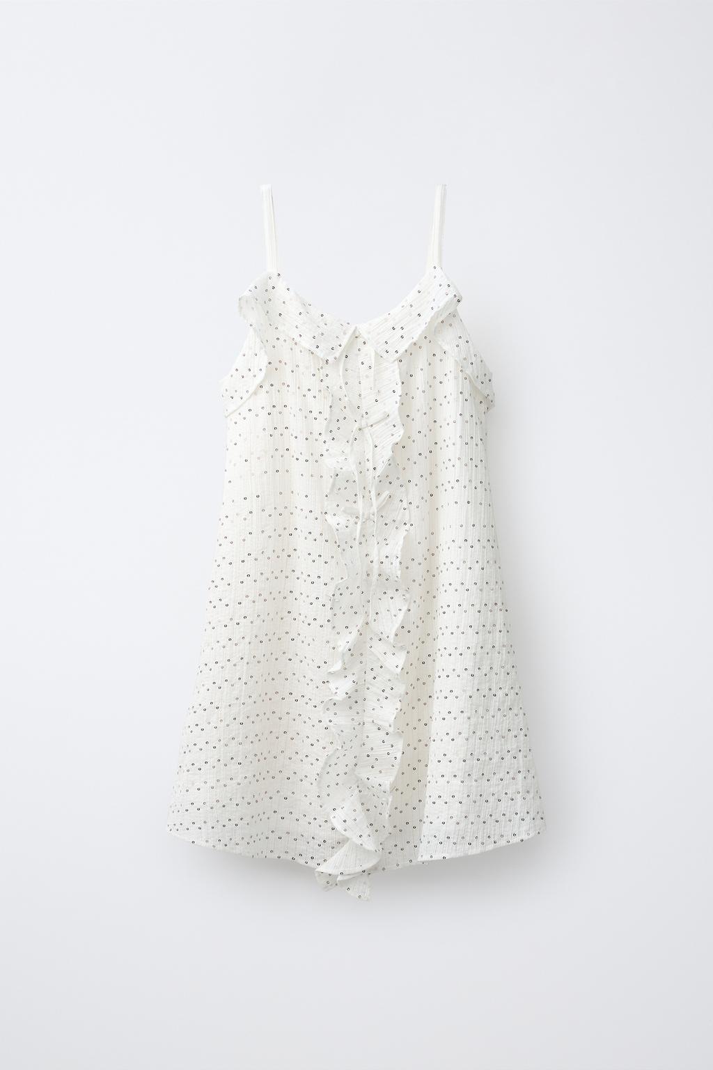 ПЛАТЬЕ С ВОЛАНАМИ И ПАЙЕТКАМИ