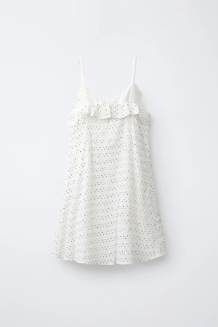 Платье с воланами и пайетками- Заказать в России