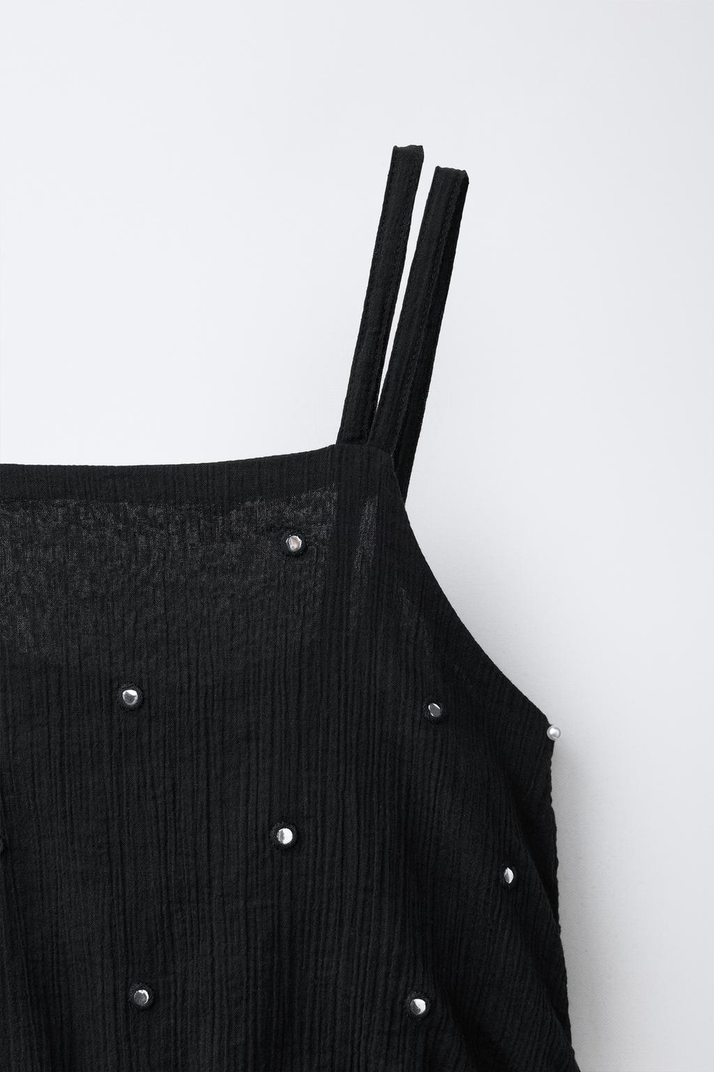 КОРОТКИЙ КОМБИНЕЗОН С ЗЕРКАЛЬНЫМ ДЕКОРОМ