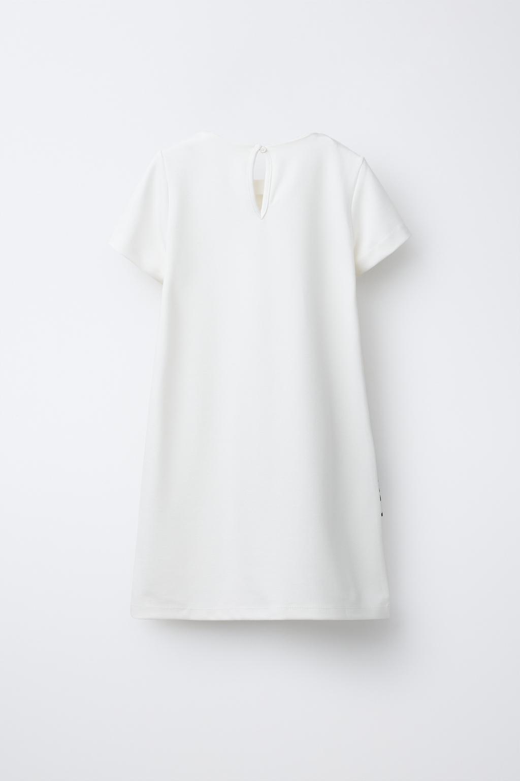 Платье с блестящим цветочным принтом