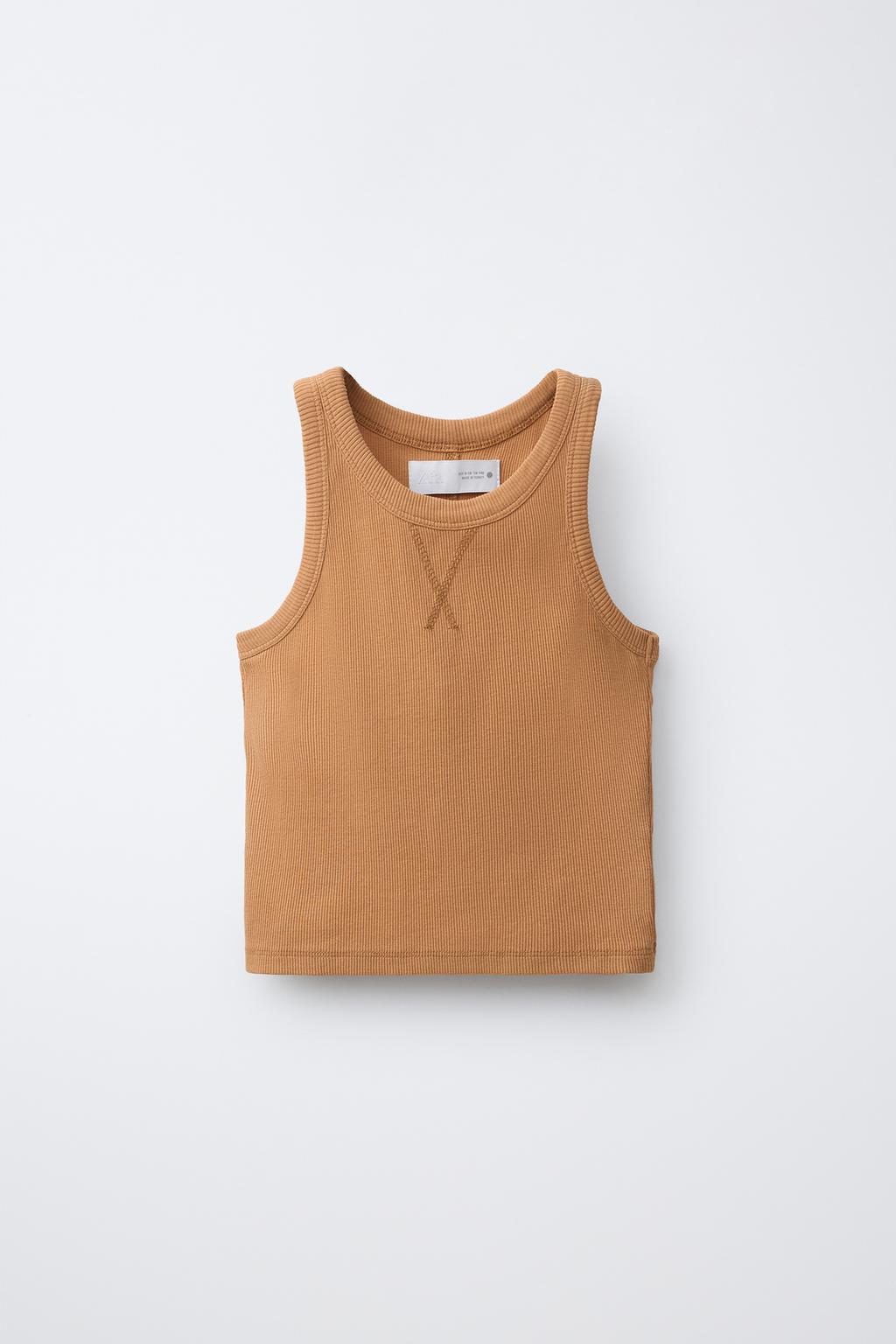 КОМПЛЕКТ ИЗ ФУТБОЛКИ-БОРЦОВКИ И ШОРТОВ В РУБЧИК С ЭФФЕКТОМ ПОТЕРТОСТИ