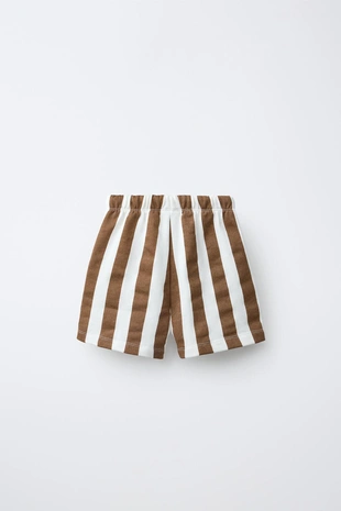 Шорты-бермуды из мягкой ткани в полоску с принтом Mickey Mouse © Disney- Заказать в России