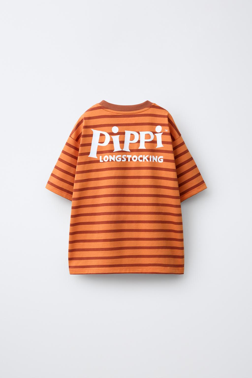 ФУТБОЛКА В ПОЛОСКУ «ПЕППИ ДЛИННЫЙЧУЛОК» © ASTRID LINDGREN COMPANY