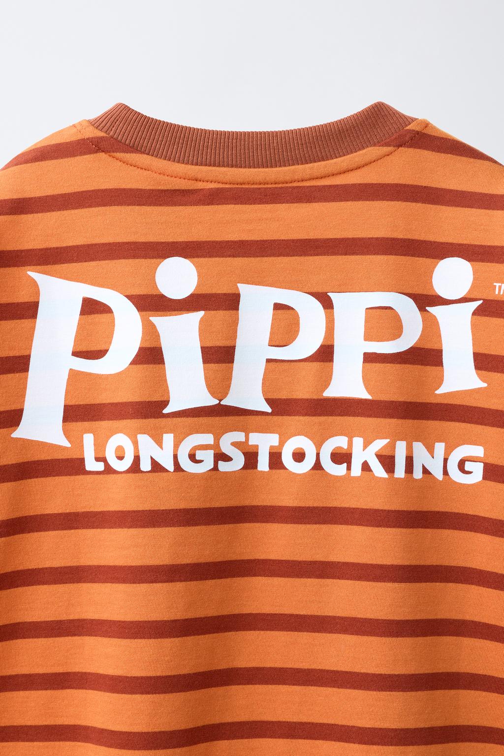 ФУТБОЛКА В ПОЛОСКУ «ПЕППИ ДЛИННЫЙЧУЛОК» © ASTRID LINDGREN COMPANY