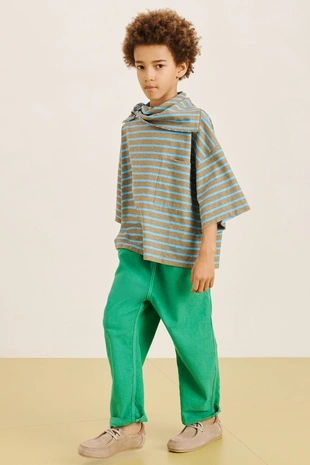 Кожаные кеды с отделкой из овечьей шерсти- Заказать в России