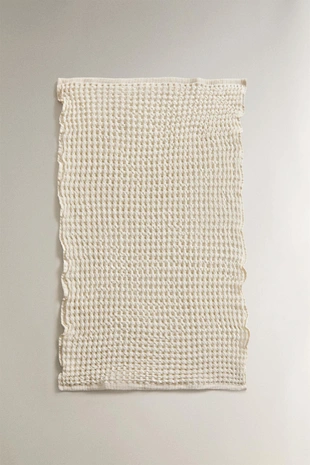 Полотенце для посуды с рельефным вязанием- Заказать в России