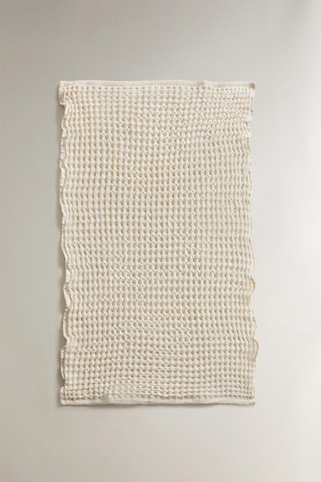 Полотенце для посуды с рельефным вязанием