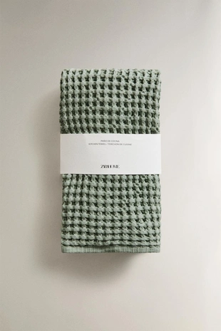 Полотенце для посуды с вафельным плетением- Заказать в России