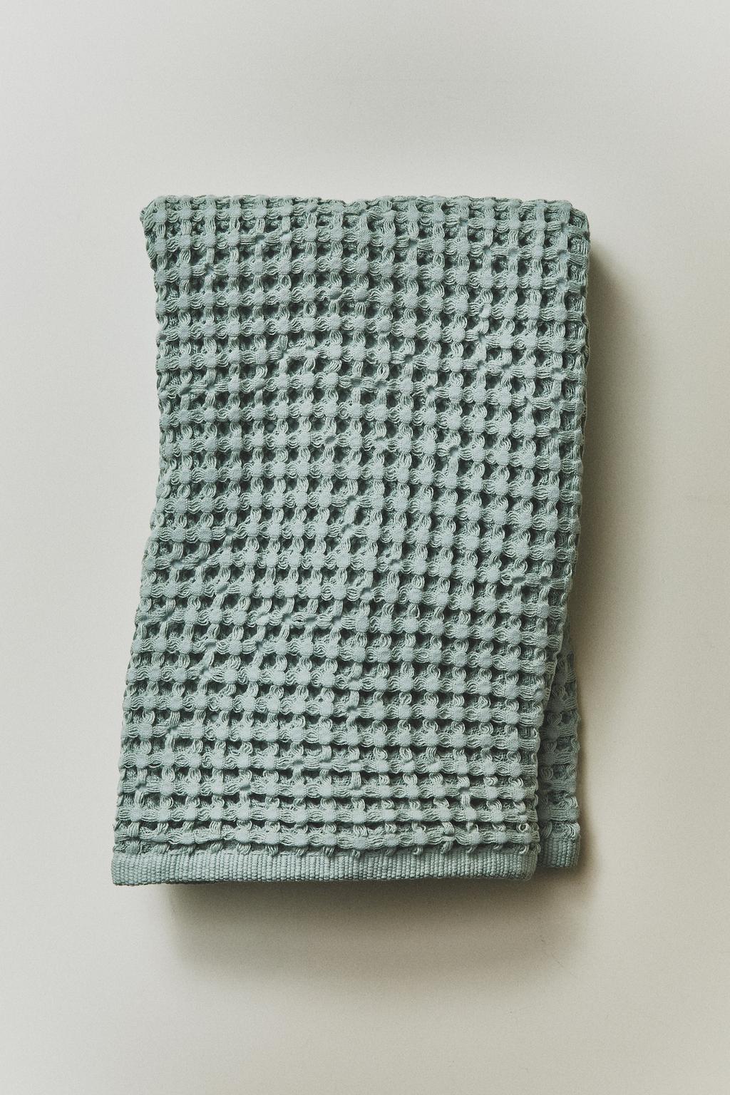 Полотенце для посуды с вафельным плетением