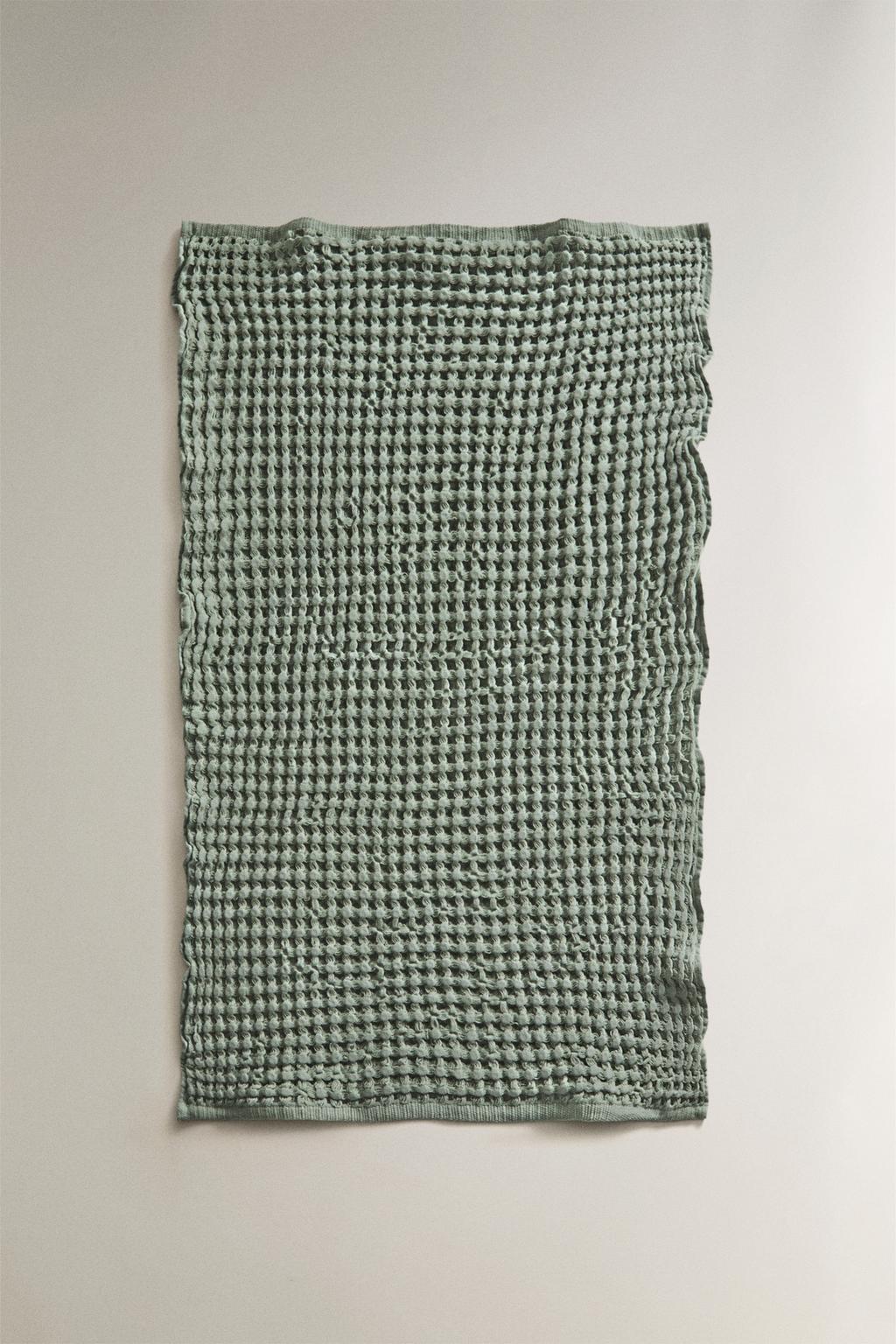 Полотенце для посуды с вафельным плетением