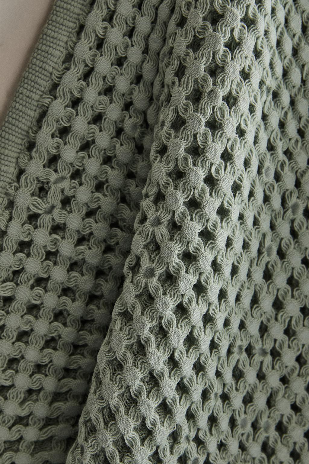 Полотенце для посуды с вафельным плетением