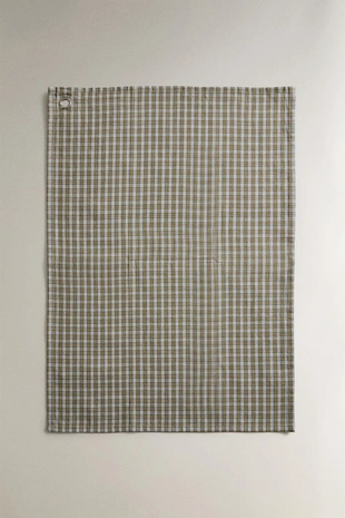 Набор клетчатых хлопковых кухонных полотенец (набор из 2)- Заказать в России