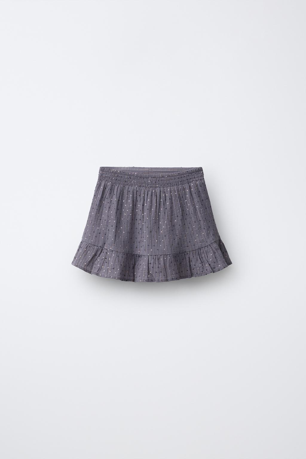 ЮБКА С ДРАПИРОВКОЙ И ПАЙЕТКАМИ