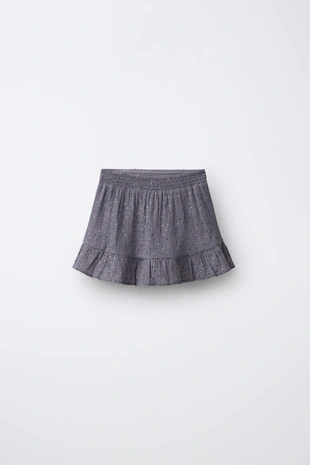 Юбка с драпировкой и пайетками- Заказать в России