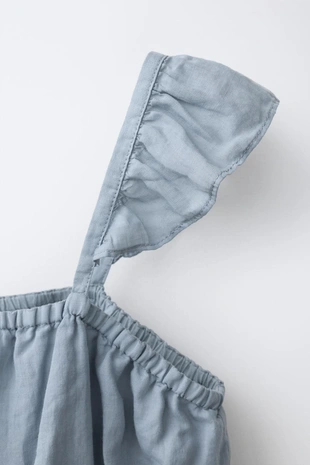 Укороченный топ из 100% рами- Заказать в России