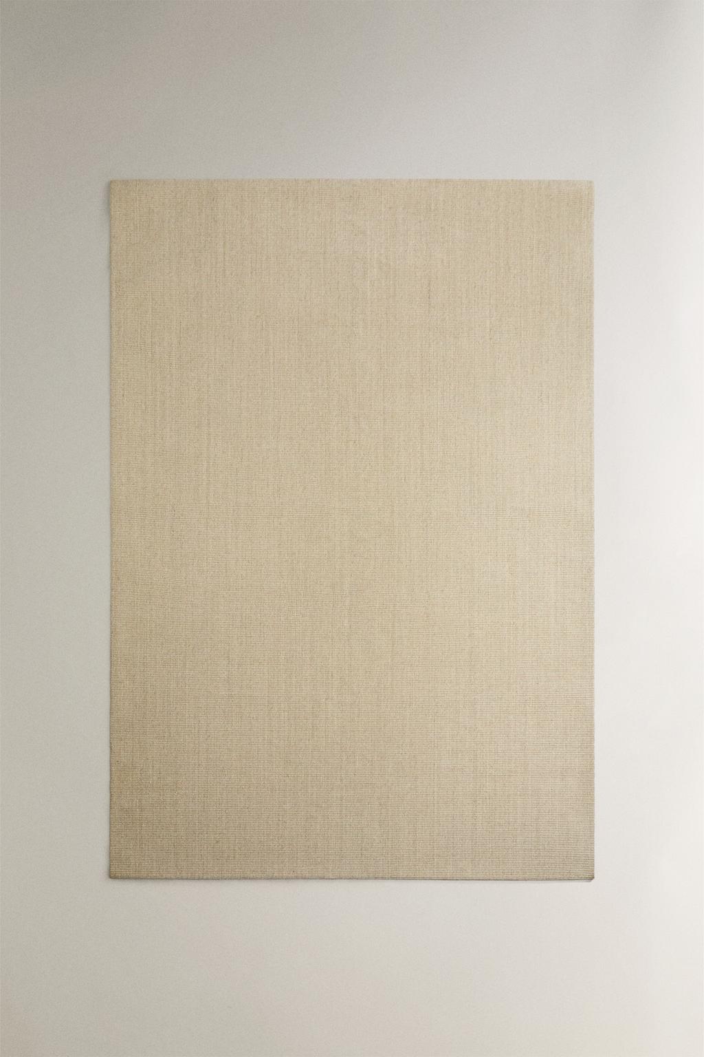 Сизальовый ковер со структурой сотканного полотна