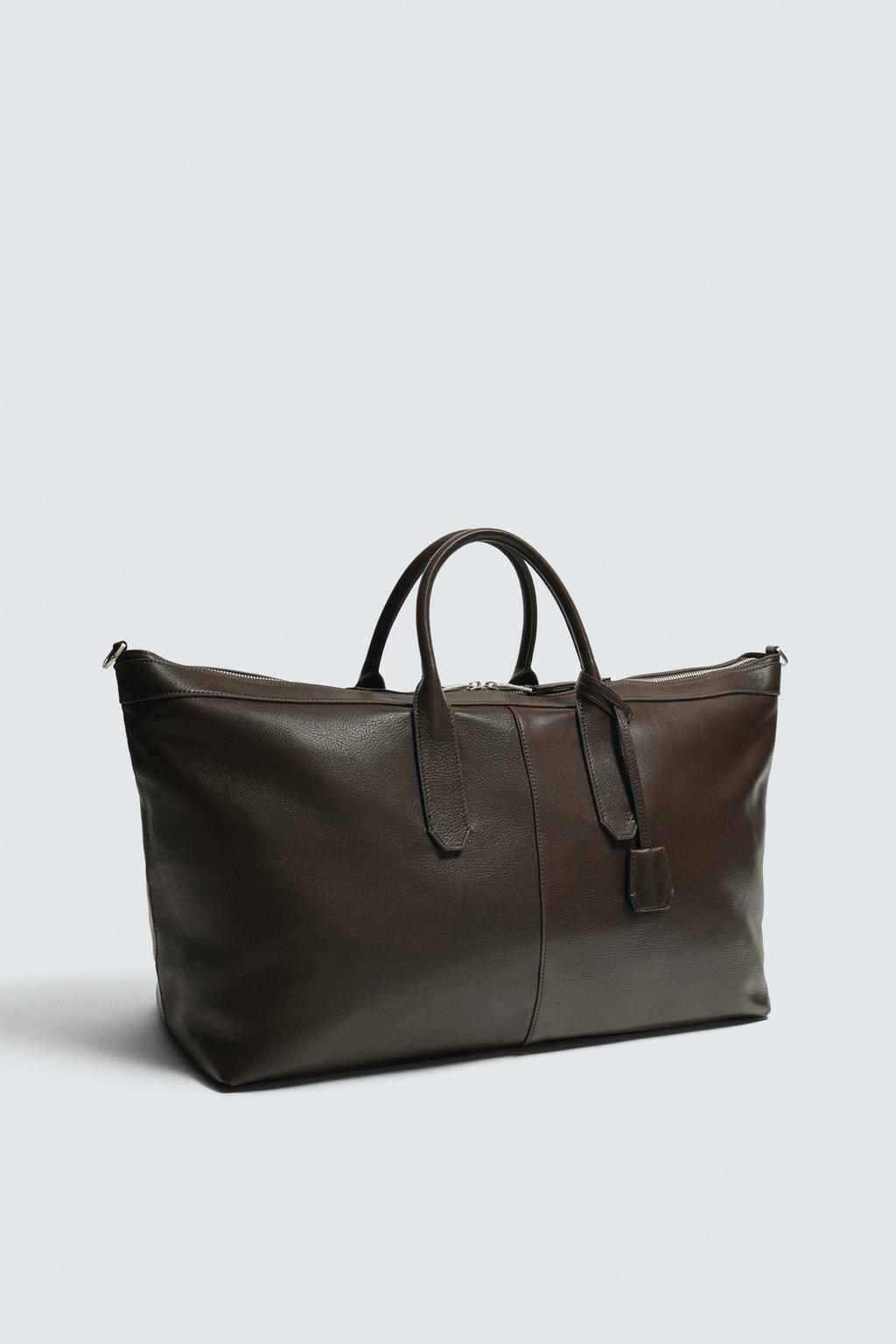 КОЖАНАЯ СУМКА-ШОПЕР