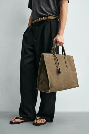 Кожаная сумка- Заказать в России