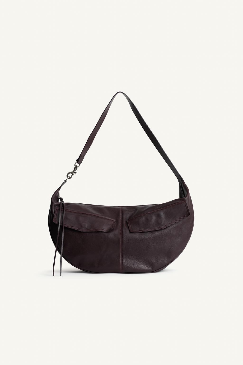 Сумка из моленой кожи