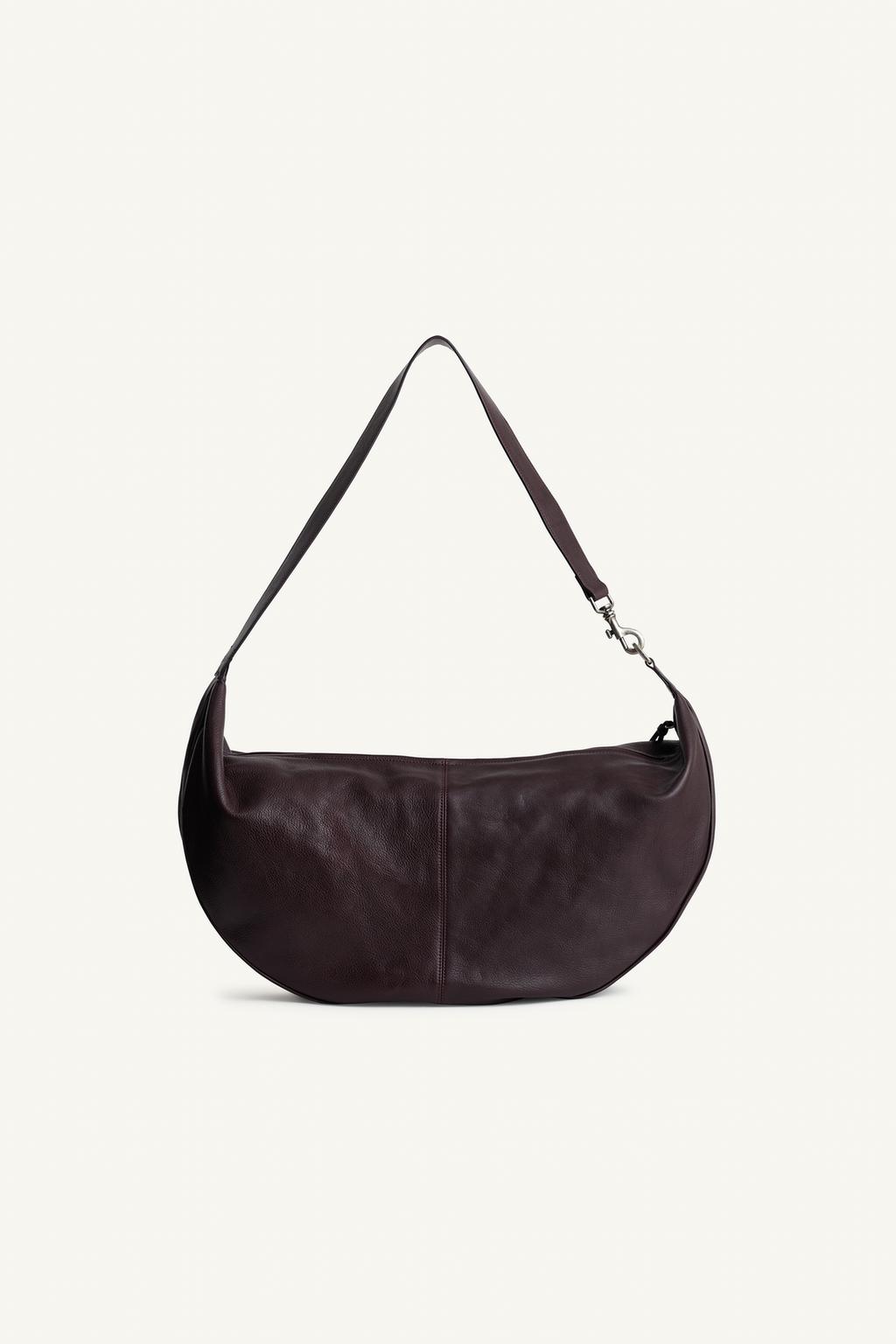 Сумка из моленой кожи