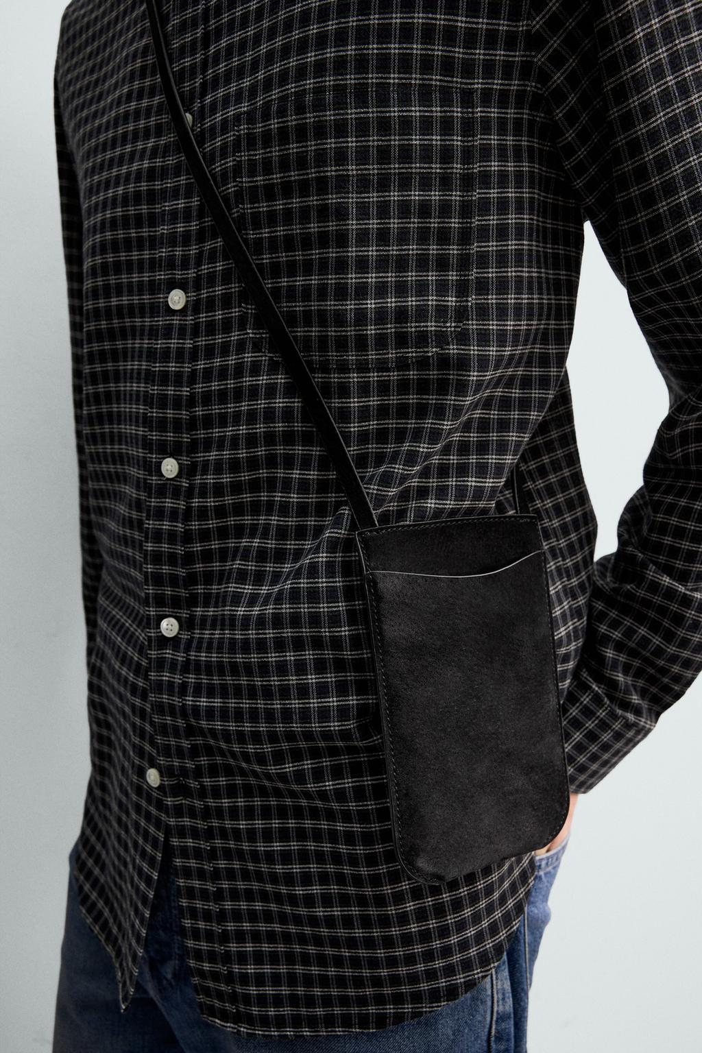 КОЖАНАЯ СУМКА ЧЕРЕЗ ПЛЕЧО