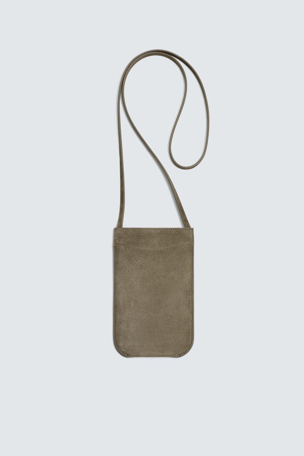 КОЖАНАЯ СУМКА С ПЛЕЧЕВЫМ РЕМНЕМ