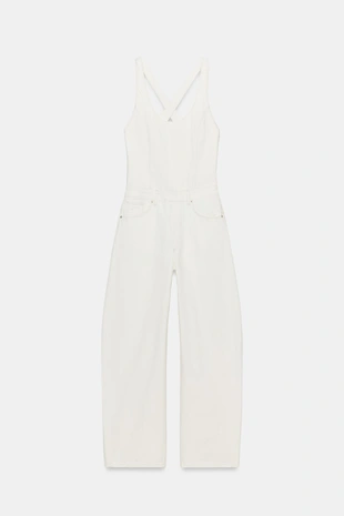 Джинсовый комбинезон Trf на бретелях- Заказать в России