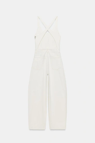 Джинсовый комбинезон Trf на бретелях- Заказать в России