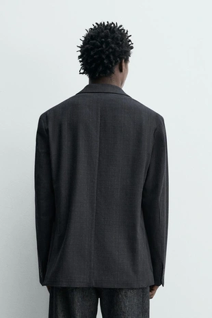 Блейзер Relaxed Fit из рельефной ткани- Заказать в России