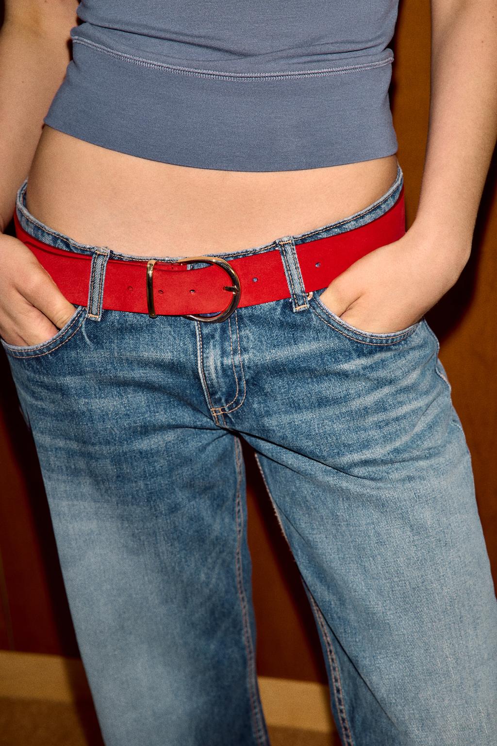 ЗАМШЕВЫЙ РЕМЕНЬ СО 100% КРУГЛОЙ ПРЯЖКОЙ