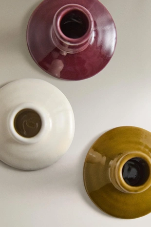 Набор свечных подставок из керамики (набор из 3 шт.)- Заказать в России