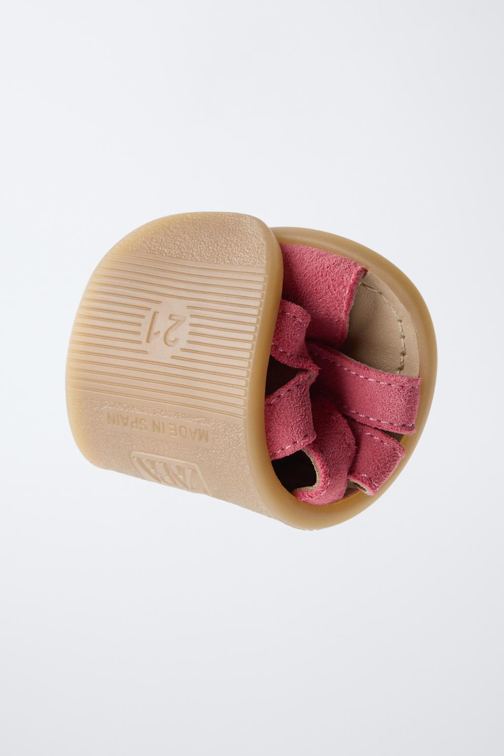 Кожаные босоножки в клетке