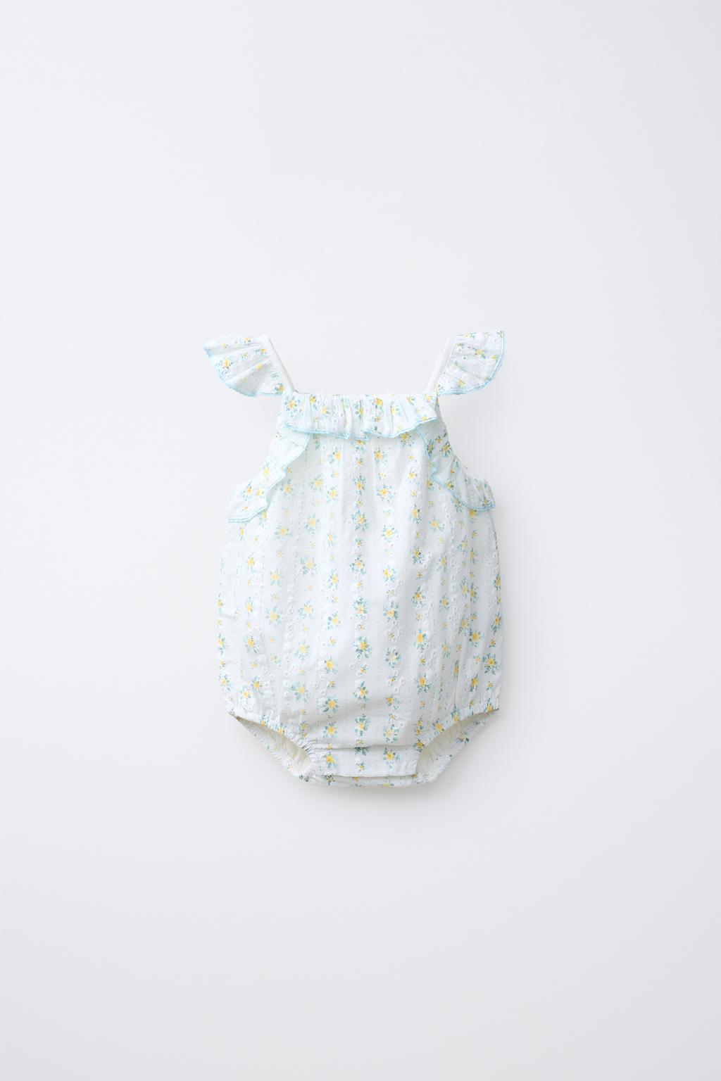 КОМБИНЕЗОН С ЦВЕТОЧНОЙ ВЫШИВКОЙ РИШЕЛЬЕ