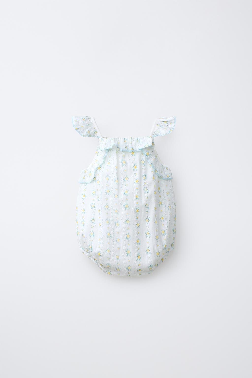 КОМБИНЕЗОН С ЦВЕТОЧНОЙ ВЫШИВКОЙ РИШЕЛЬЕ