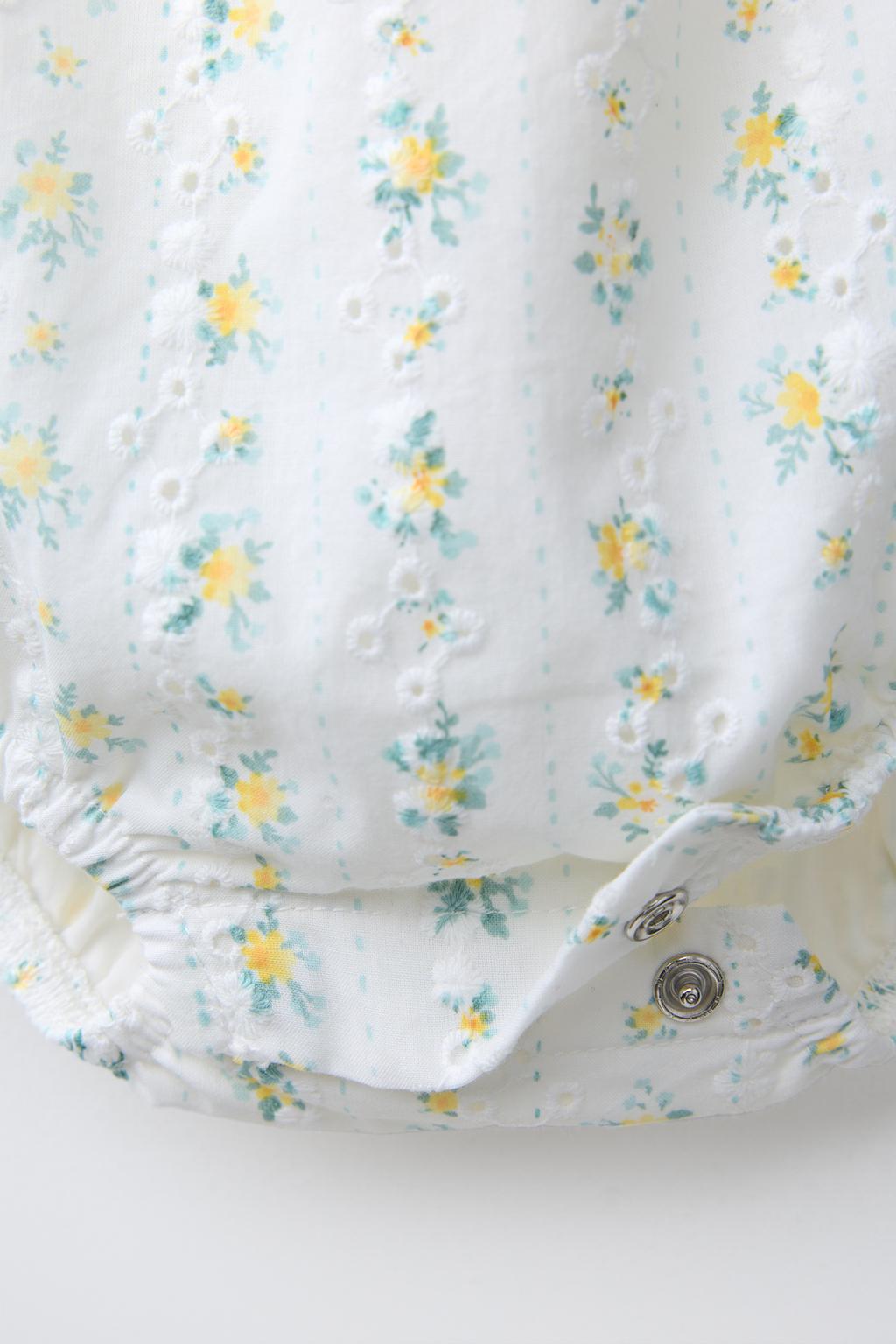 КОМБИНЕЗОН С ЦВЕТОЧНОЙ ВЫШИВКОЙ РИШЕЛЬЕ