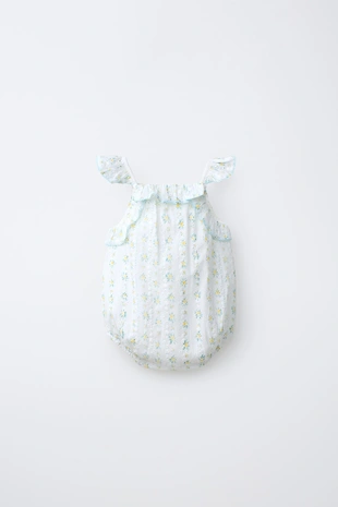 Комбинезон с цветочной вышивкой ришелье- Заказать в России