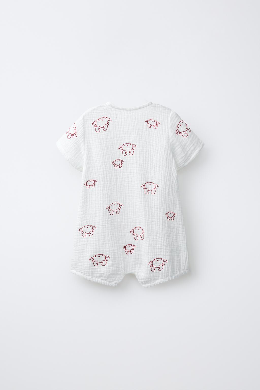 КОМБИНЕЗОН С ВЫШИВКОЙ КРАБОВ