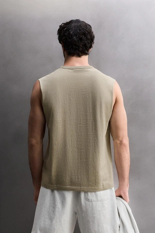 Майка из плотного хлопка