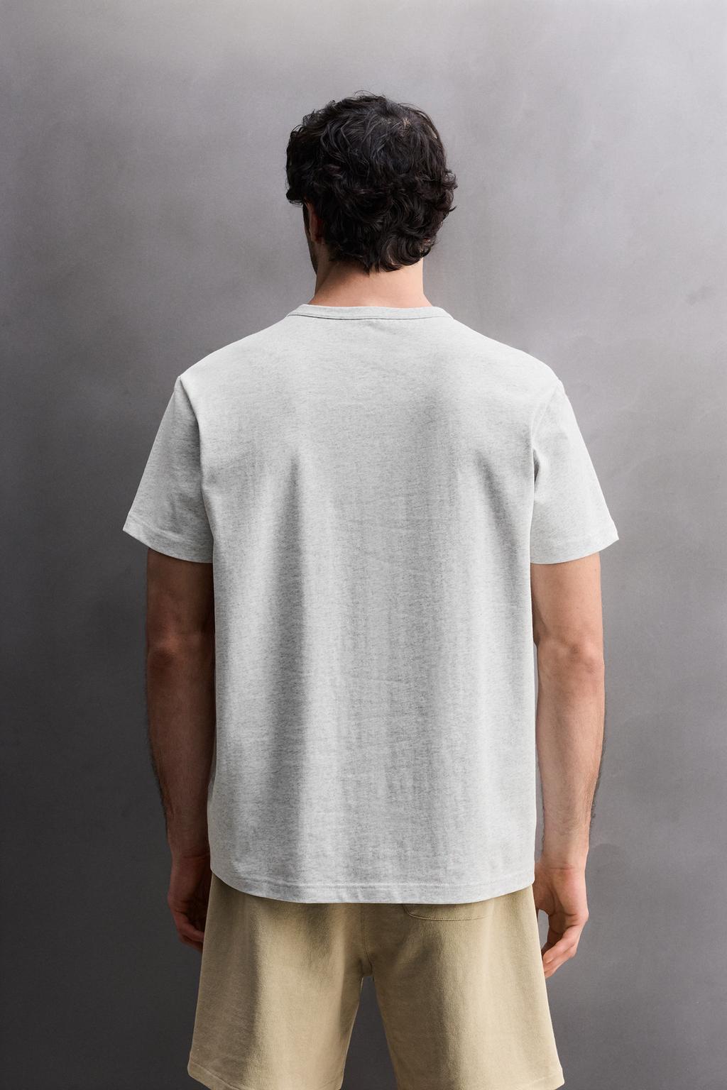 ФУТБОЛКА RELAXED FIT ИЗ ПЛОТНОГО ХЛОПКА