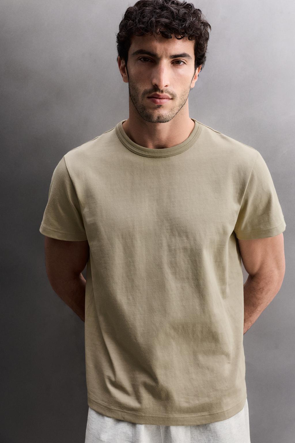 ФУТБОЛКА RELAXED FIT ИЗ ПЛОТНОГО МАТЕРИАЛА