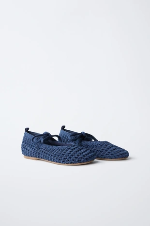 Балетки крючком с завязками- Заказать в России