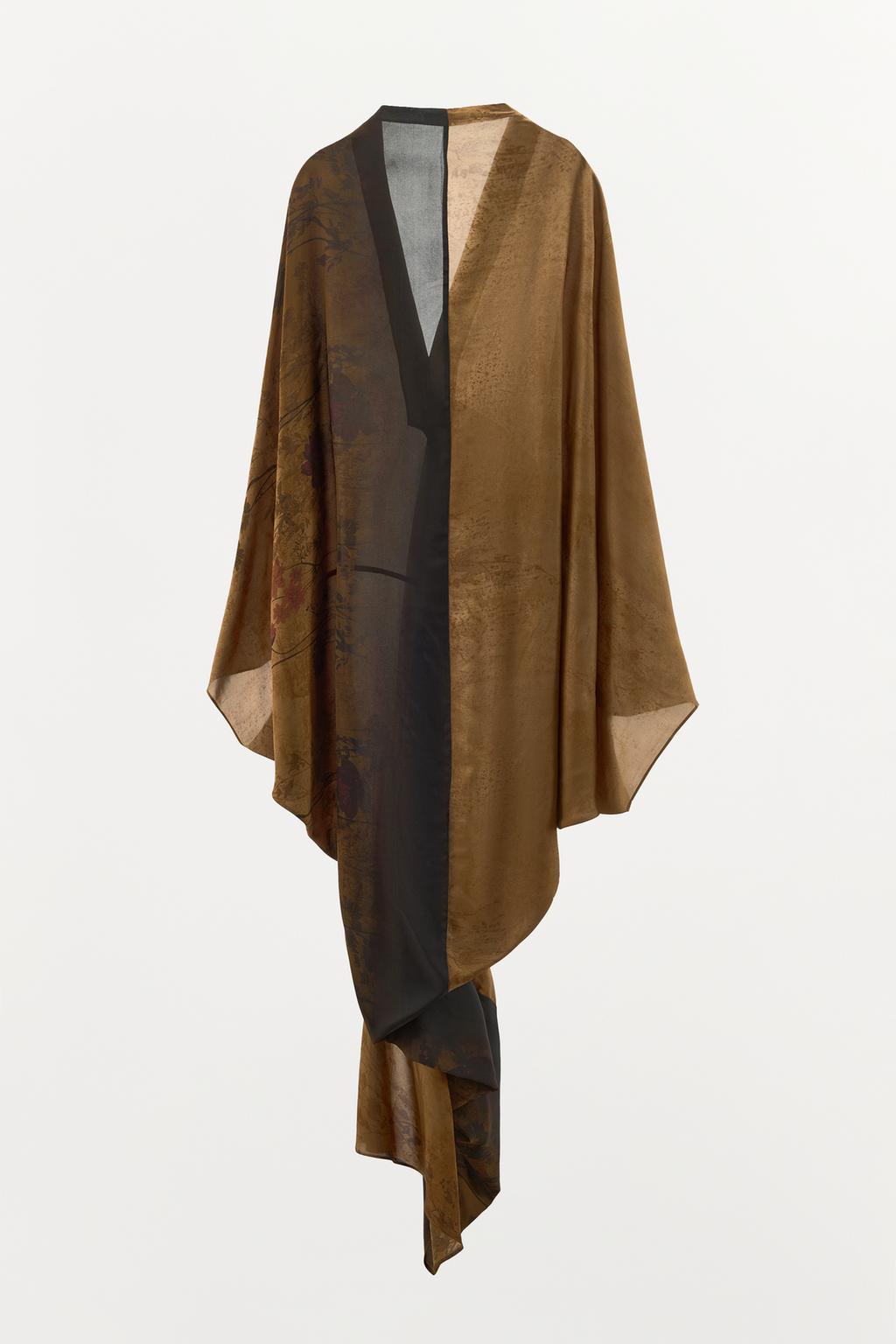 ПЛАТЬЕ ИЗ 100% ВИСКОЗЫ С ПРИНТОМ