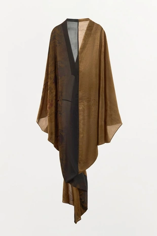 Платье из 100% вискозы с принтом- Заказать в России