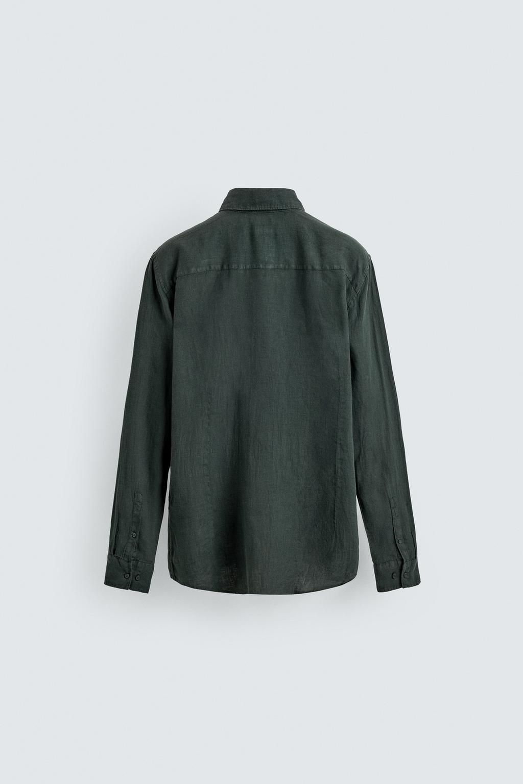 РУБАШКА REGULAR FIT ИЗ 100% ЛЬНА