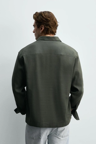 Поло из хлопка и льна