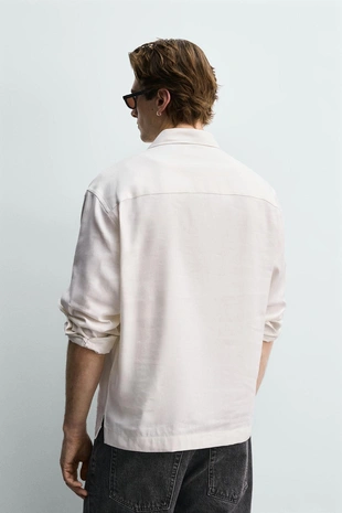 Поло из хлопка и льна