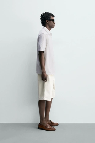 Рубашка Regular Fit в полоску- Заказать в России